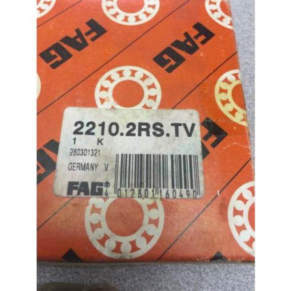 NEW IN BOX FAG ROLLER BALL BEARING 2210.2RS.TV #3 image