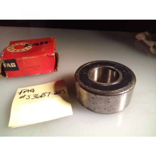 FAG 6307RS SINGLE ROW DEEP GROOVE BALL BEARING #4 image