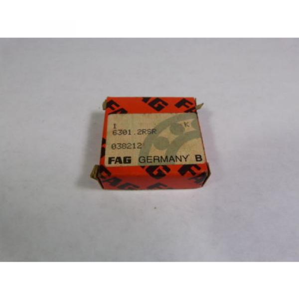 Fag 6301-2RSR Deep Groove Ball Bearing ! NEW ! #5 image