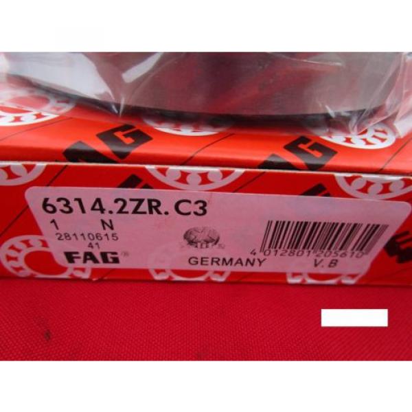 Fag 6314-2ZR C3, Single Row Ball Bearing(=2 SKF,NSK ZZ,NTN,Timken/Fafnir 314KDD) #2 image