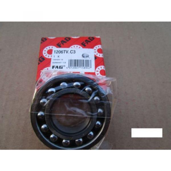 Fag 1206-TV-C3 Double Row Self-Aligning Bearing (=2 SKF, NSK ,SNR,KOYO, MRC) #3 image