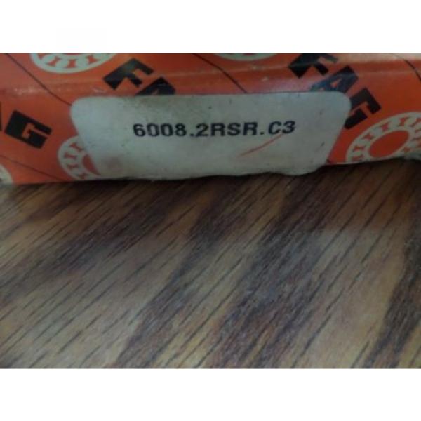 Fag Sealed Ball Bearing 6008.2RSR.C3 60082RSRC3 New #3 image