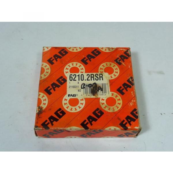 FAG 6210-2RSR Ball Bearing ! NEW ! #3 image