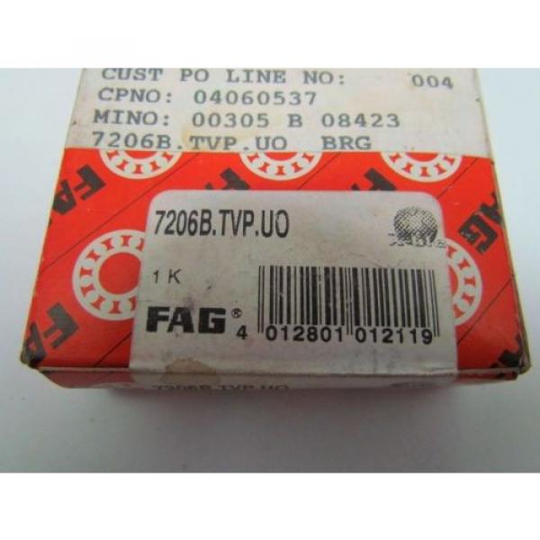 Fag 7206B.TVP.UO Ball Bearing #4 image