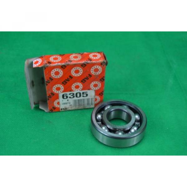 1 NIB FAG 6305 BALL BEARING SINGLE ROW DEEP GROOVE - SKU 1900ZZ #4 image