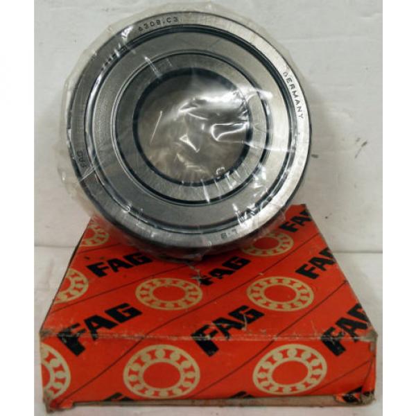 1 NEW FAG 6308.2ZR.C3 BALL BEARING SINGLE ROW DUAL SHIELDED #4 image