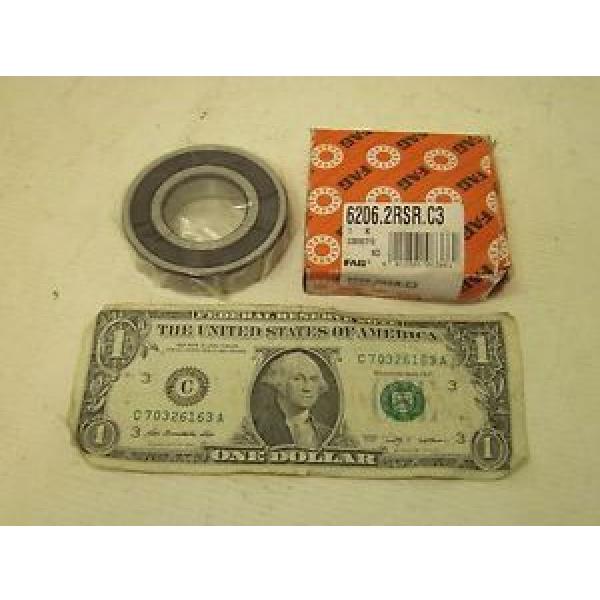 NEW NIB FAG SHIELDED RUBBER SEALED BALL BEARING 6202.2RSR.C3 SEE PHOTO FREE SHIP #5 image