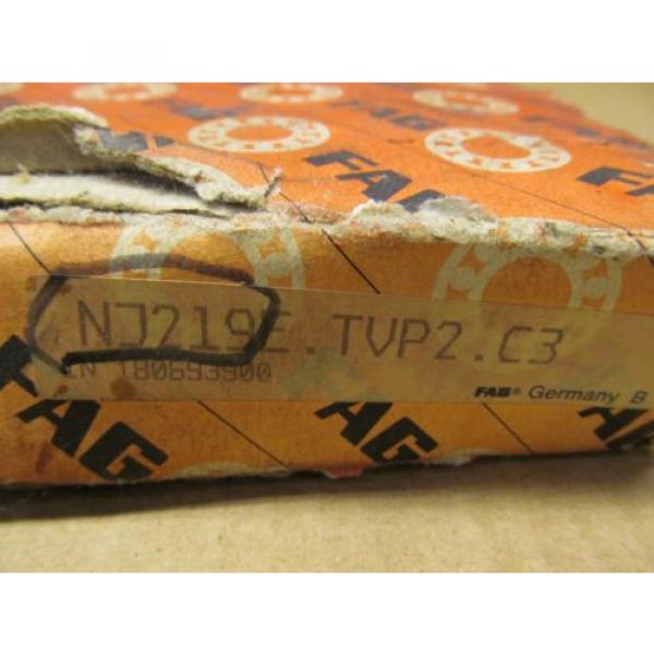 1 NIB FAG NJ219E.TVP2.C3 NJ219ETVP2C3 ROLLER BEARING OPEN 95MM X 170MM X 32MM #4 image