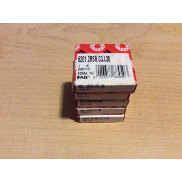 5-FAG,NTN JAPAN BEARING#6201.2RSR.C3.L8,30day warranty, free shipping lower 48! #5 image