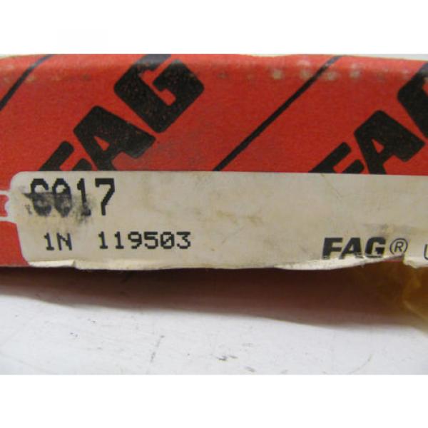 FAG DEEP GROOVE BALL BEARING 6017 GJ NEW(OTHER) #4 image