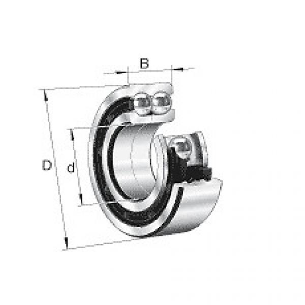 3307DA FAG Angular Contact Ball Bearing Double Row #5 image