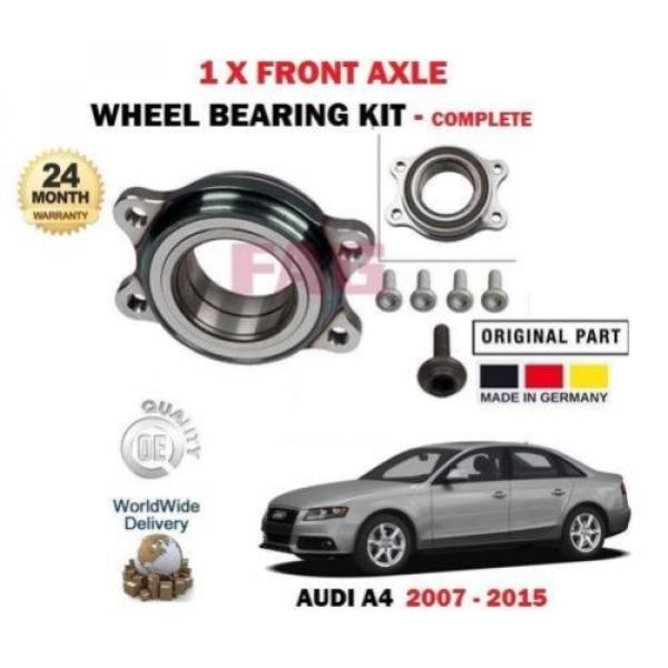 FOR AUDI A4 1.8 2.0 + QUATTRO TFSI 2007-2015 NEW FAG 1 X FRONT WHEEL BEARING KIT #4 image