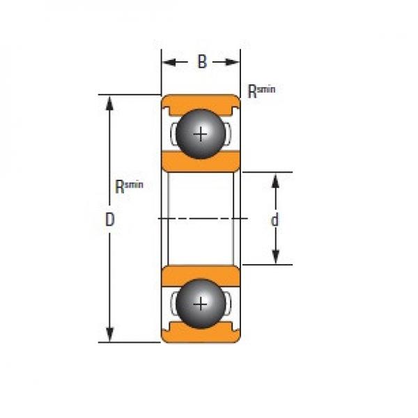 Timken DEEP GROOVE BALL BEARINGS 61800     #1 image