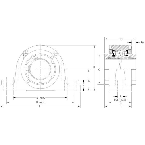 Timken TAPERED ROLLER QVVSN11V115S     #5 image