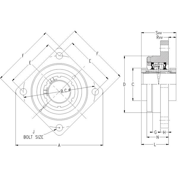 HOUSED UNIT QVVFB17V070S #5 image