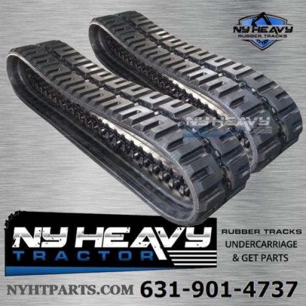 TWO NEEDLE ROLLER BEARING NY  HEAVY  RUBBER  TRACKS  FITS KOMATSU CK30 CK30.1 C-LUG 450X86X56 FREE SHIP #1 image