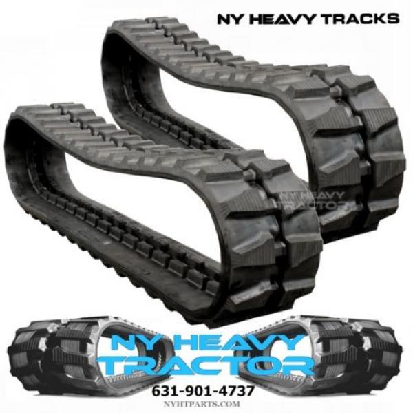 TWO NY HEAVY RUBBER TRACKS FITS KOBELCO SK45SR-2 400X72.5X74 FREE SHIPPING #1 image