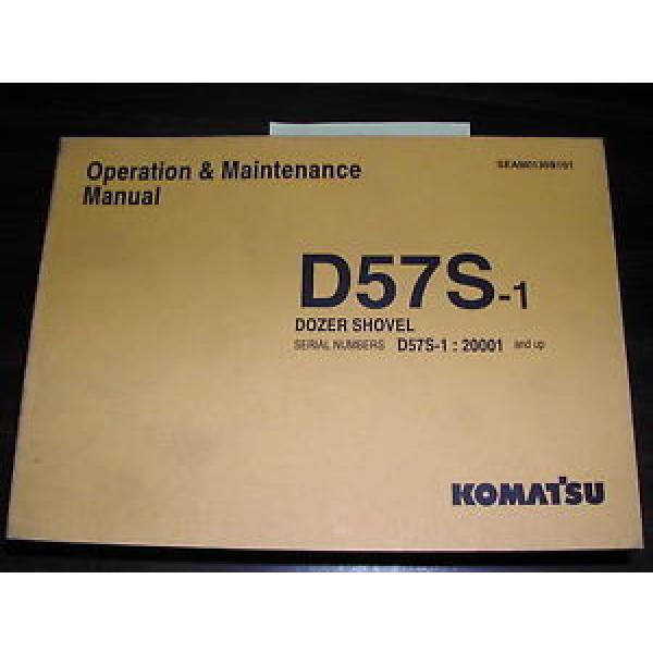 Komatsu NEEDLE ROLLER BEARING D57S-1  OPERATION  MAINTENANCE  MANUAL  TRACK LOADER SHOVEL OPERATOR GUIDE #5 image