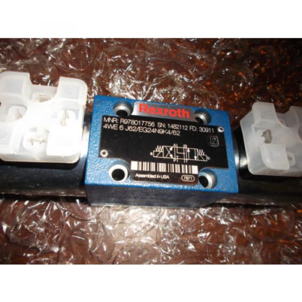 Rexroth Hydraulic Directional Control Valve 4WE6J62/EG24N9K4/62,R978017756 #5 image