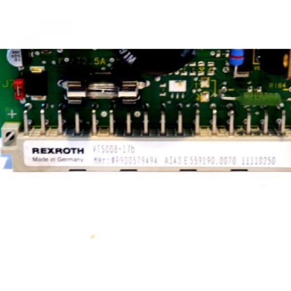 NEW REXROTH VT5008-17B AMPLIFIER CARD R900579494 VT500817B #3 image