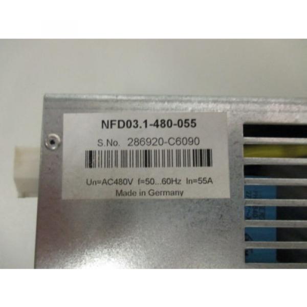 REXROTH INDRAMAT NFD03.1-480-055 LINE FILTER #3 image