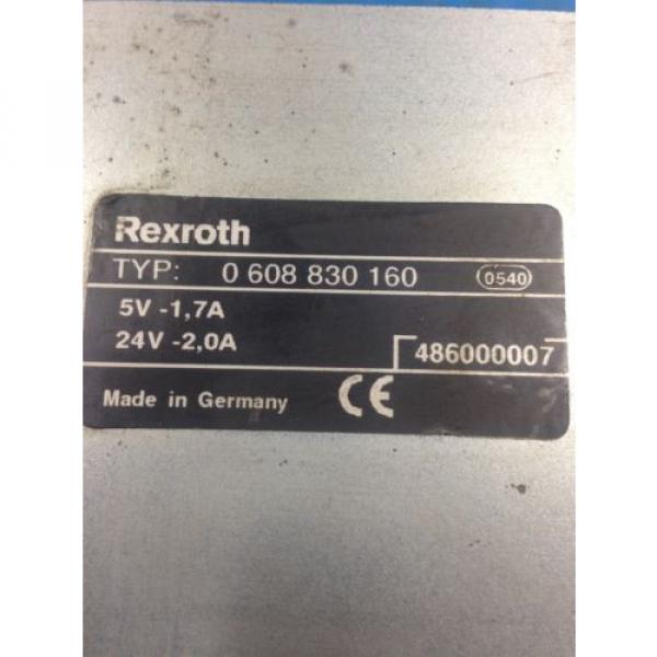 USED REXROTH 0 608 830 160 TIGHTENING CONTROLLER (C27) #2 image