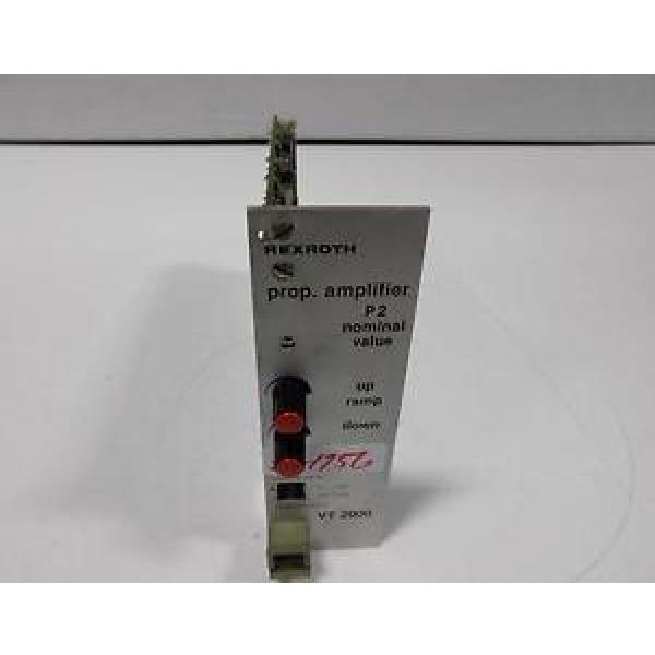 REXROTH PROPORTIONAL AMPLIFIER CARD  VT 2000 S 42 #1 image