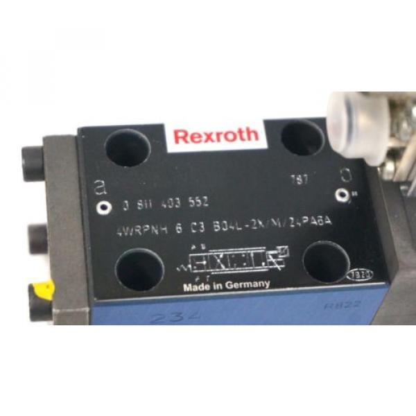 NEW BOSCH / REXROTH 0-811-403-552 CONTROL VALVE 4WRPNH-6-C3-B04L-2X/M/24PA6A #4 image