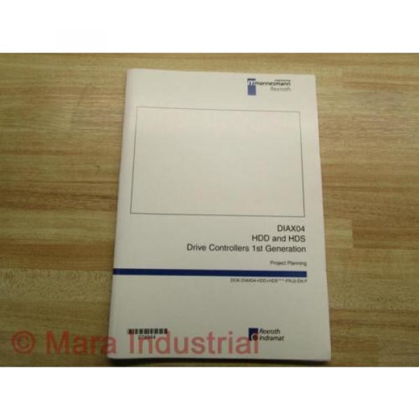 Rexroth Indramat DOK-DIAX04-HDD+HDS Project Planning Manual (Pack of 10) #2 image