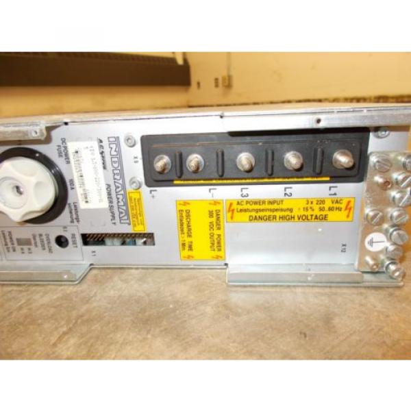 REXROTH INDRAMAT KDV 1.3-100-220/300-115 POWER SUPPLY AC SERVO CONTROLLER DRIVE #3 image