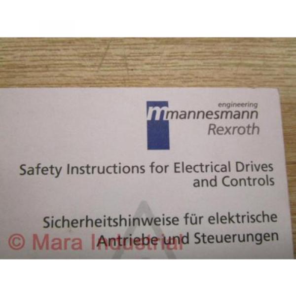 Mannesmann / Rexroth SV01-MS-P Manual 120-1300-B305 (Pack of 3) #3 image