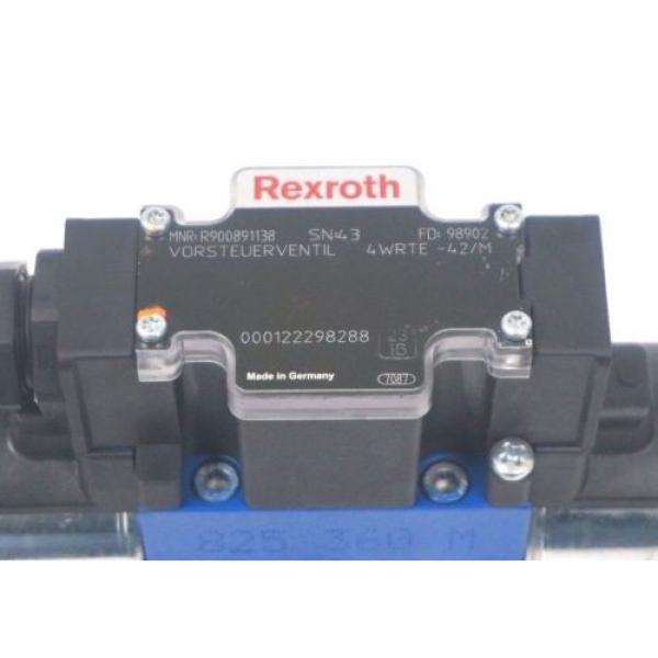 REXROTH 4WRTE-42/M PROPORTIONAL SERVO VALVE R900891138 , R900725995 REPAIRED #2 image