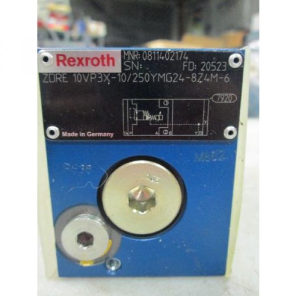Rexroth Proportional Pressure Reducing Valve #ZDRE-10VP3X-10/250YMG-24 (New) #3 image