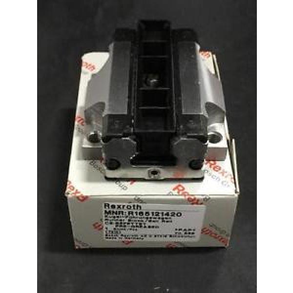 NEW REXROTH STANDARD FLANGE RUNNER BLOCK/BALL RAIL SIZE 25 PN# R165121420 #1 image