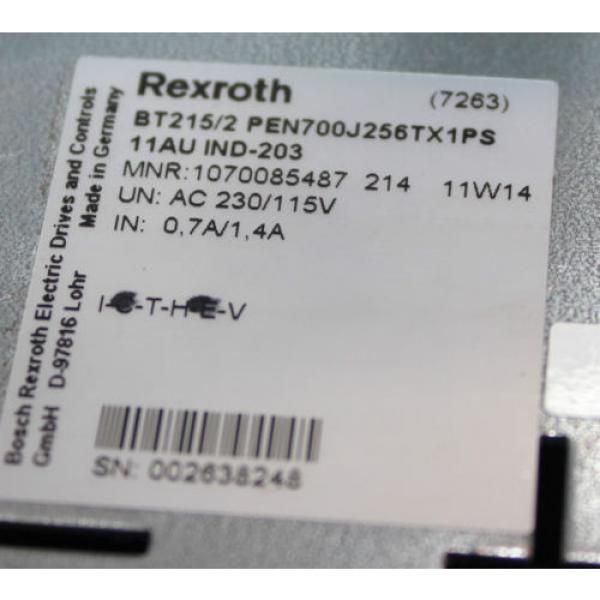 BOSCH Rexroth Bedientafel BT215/2 PEN700J246TX1PS #2 image