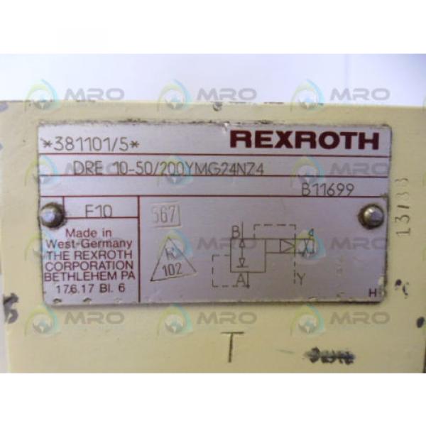 REXROTH DRE10-50/200YMG24NZ4 VALVE *USED* #4 image